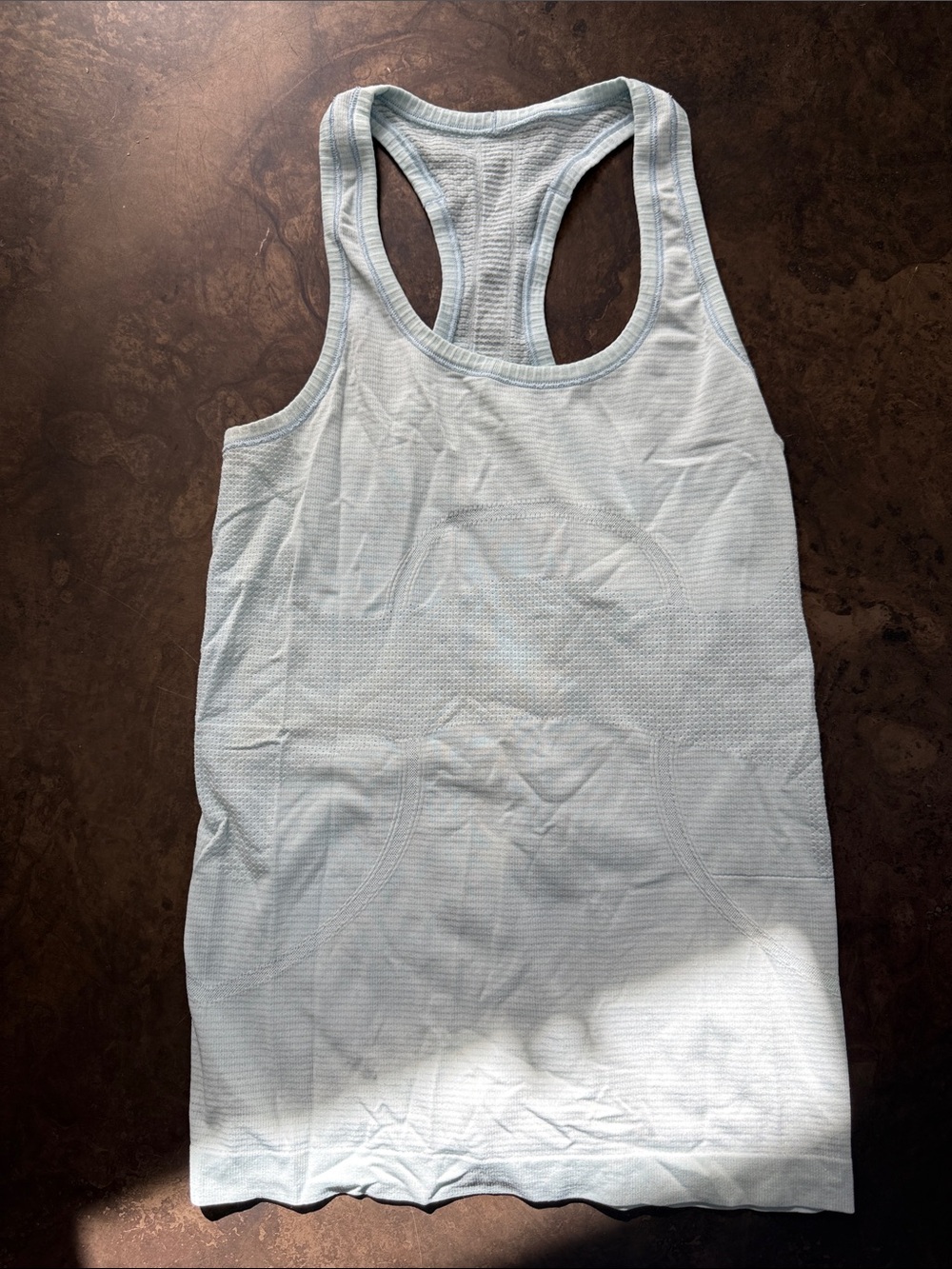 lululemon athletica Light Blue Racerback Tank